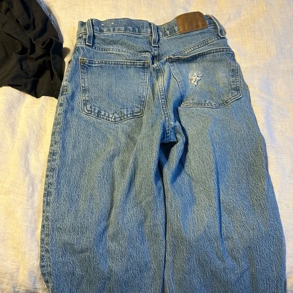 Women’s Madewell Balloon Classic Blue Women's Jeans - Picture 4 of 5